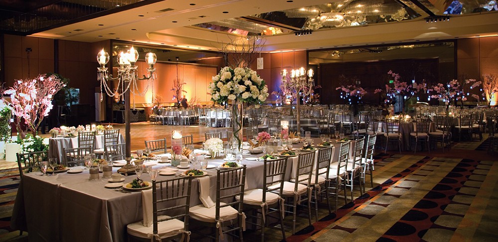 Hilton Los Angeles Universal City Wedding Reception