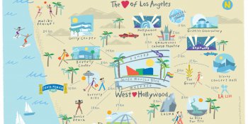 ウエスト・ハリウッドの地図 / West Hollywood Map