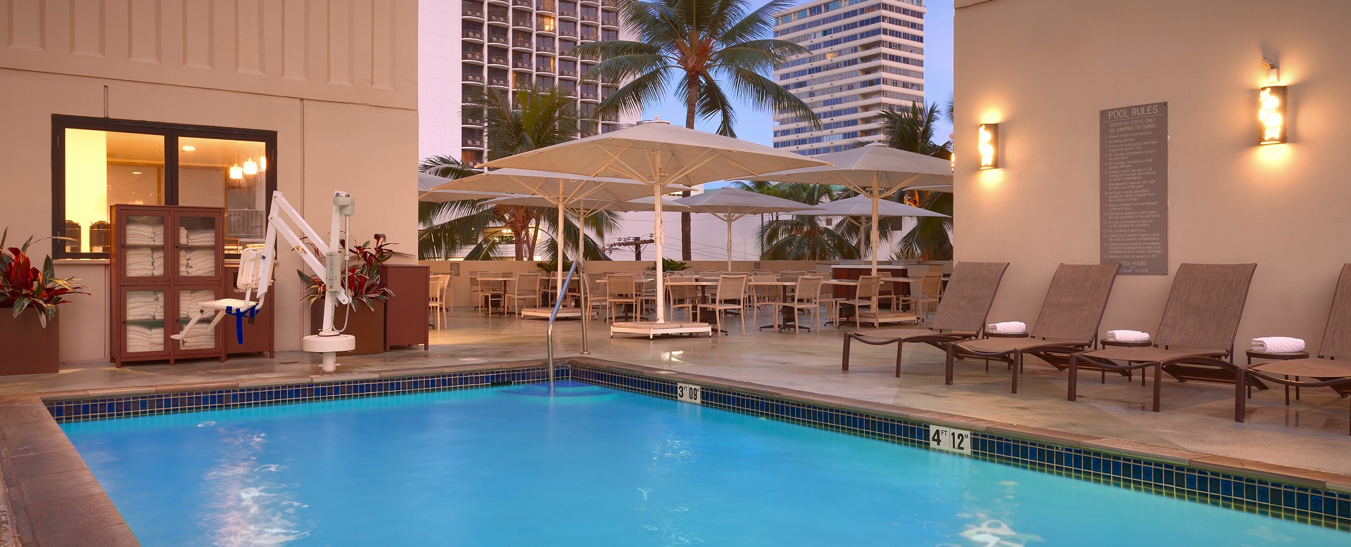 Hyatt Place Waikiki Beach Pool Area